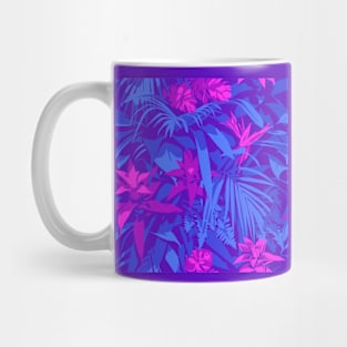 Tropical Botanical Floral Pattern Mug